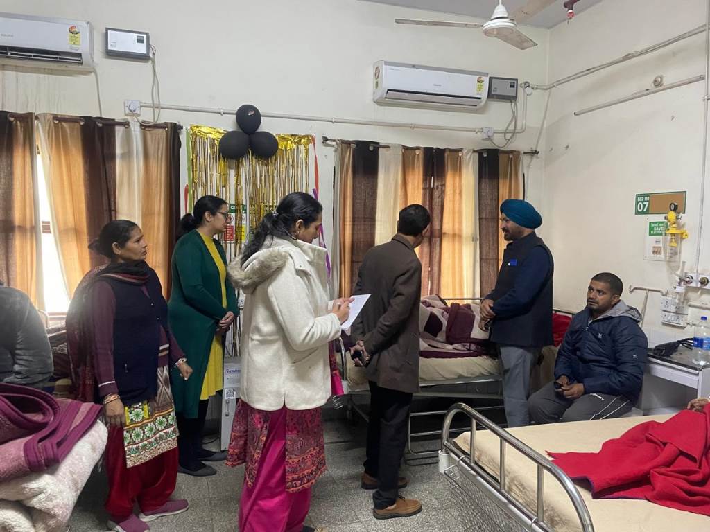 ਸਿਵਲ ਸਰਜਨ ਪਟਿਆਲਾ ਵੱਲੋਂ ਸੀਐਚਸੀ ਮਾਡਲ ਟਾਉਨ ਦਾ ਕੀਤਾ ਗਿਆ ਨਿਰੀਖਣ
